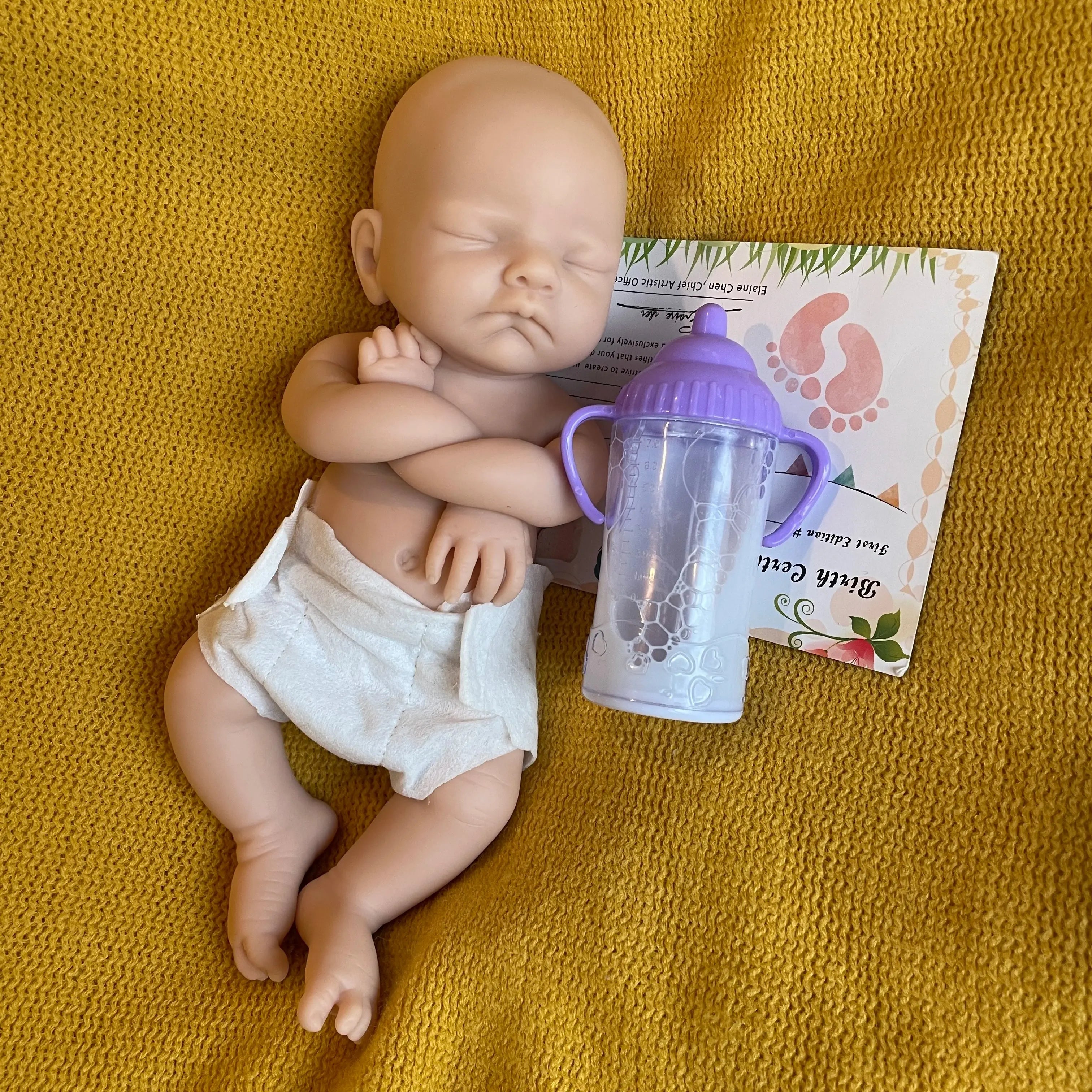 Image of Reborn Baby Dolls 2Styles/26Cm Waterproof Whole Body Silicone Bebe