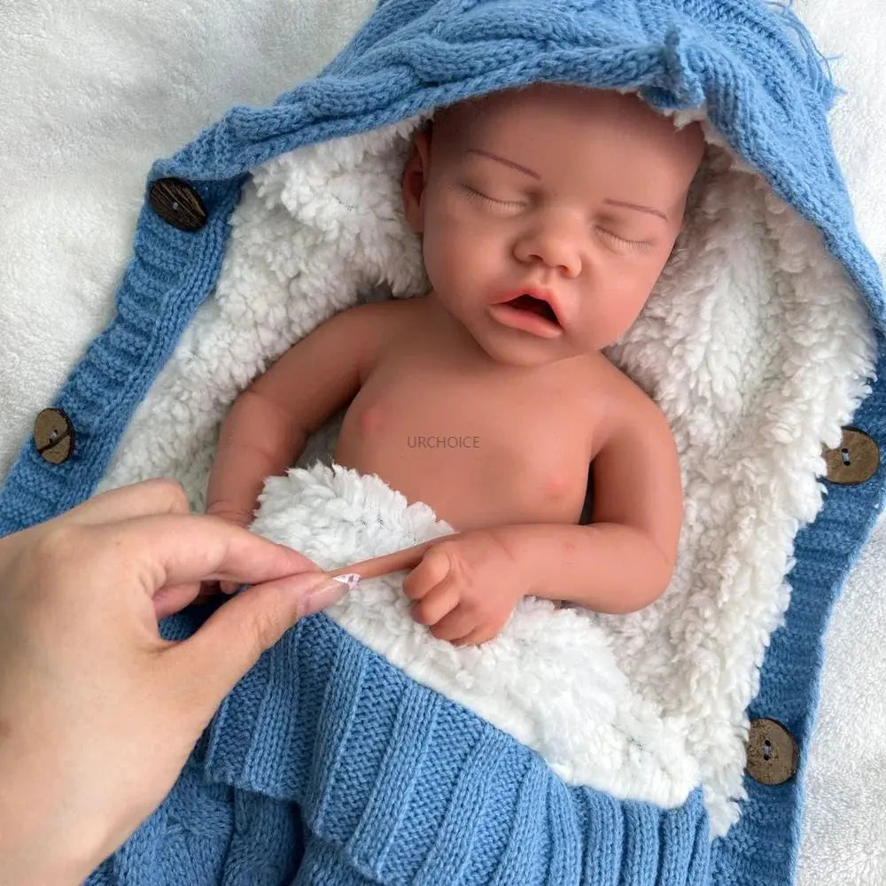 Image of Reborn Baby Dolls Realistic 45Cm Silicone Reborn Baby Girl Lifelike