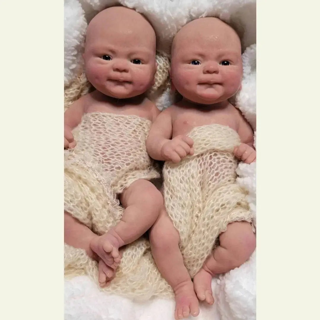 Image of Reborn Baby Dolls 40Cm Can Open Mouth Coco Full Body Solid Siicone
