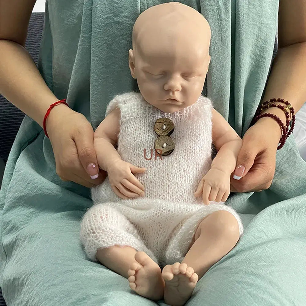 Image of Reborn Baby Dolls Diy Unpainted Realistic Silicone Reborn Baby Girl