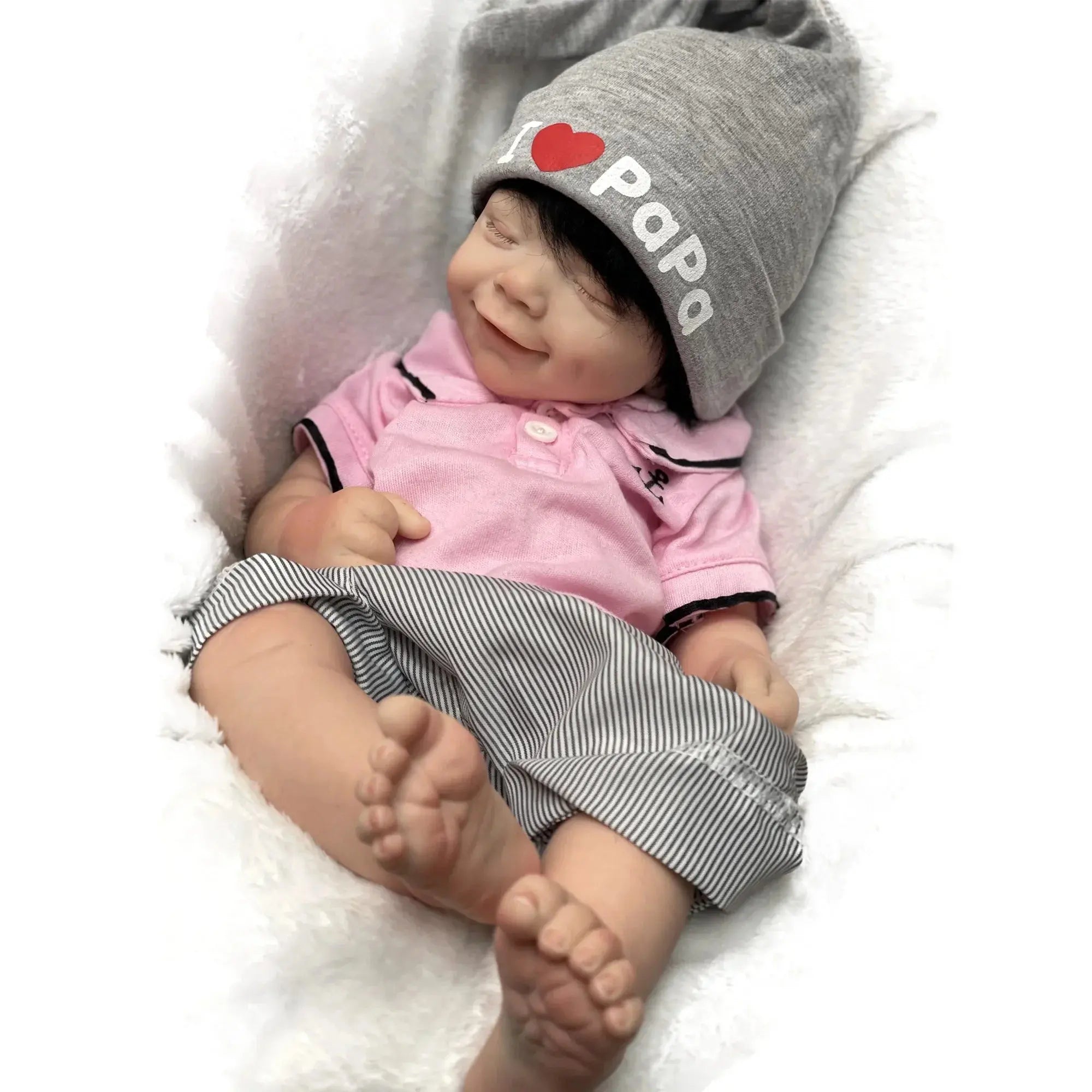 Image of Reborn Baby Dolls 42Cm April Whole Body Solid Silicone Bebe Reborn