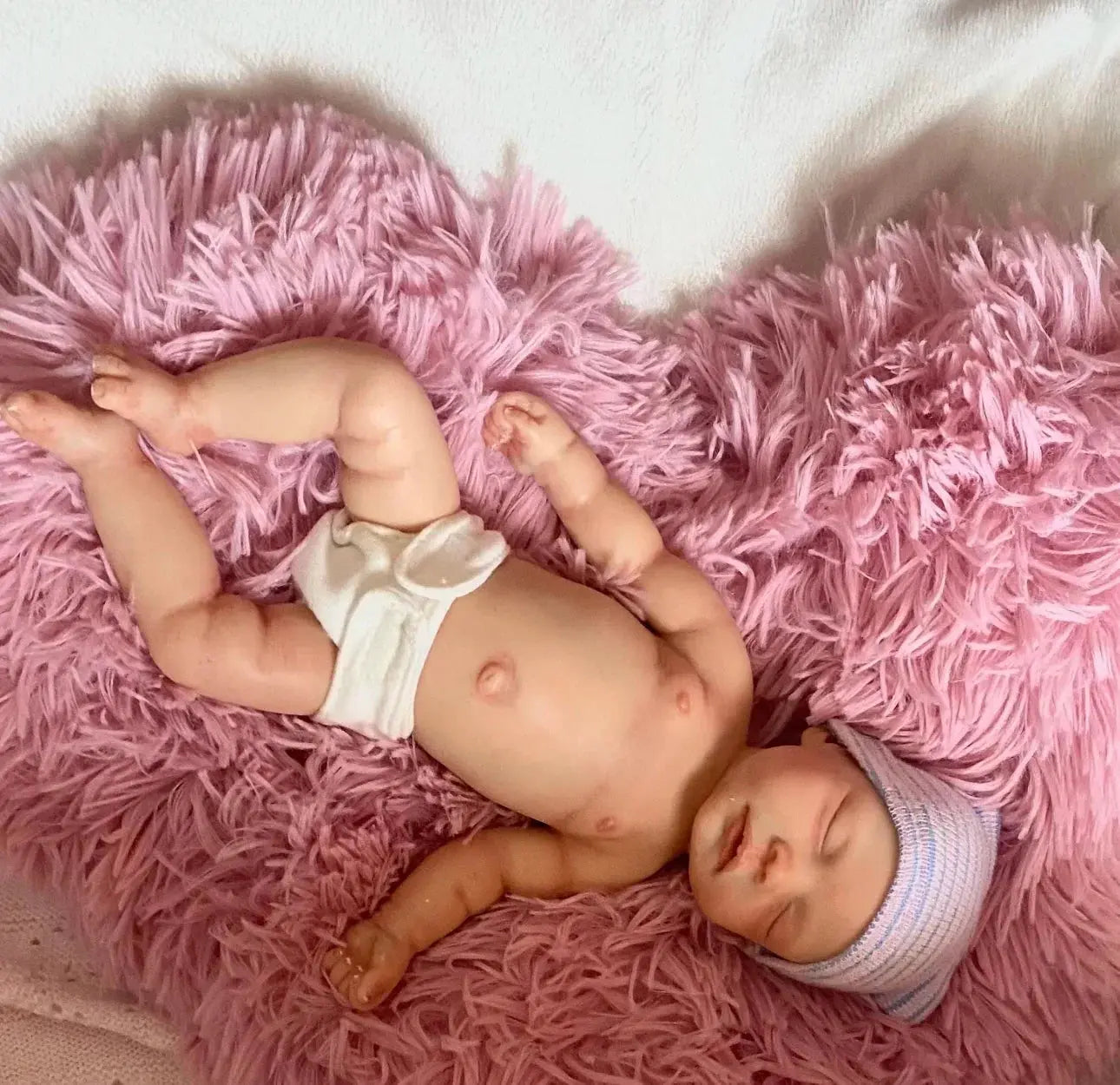Image of Reborn Baby Dolls 10Inch Can Washable Close Eyes Bebe Reborn Girl