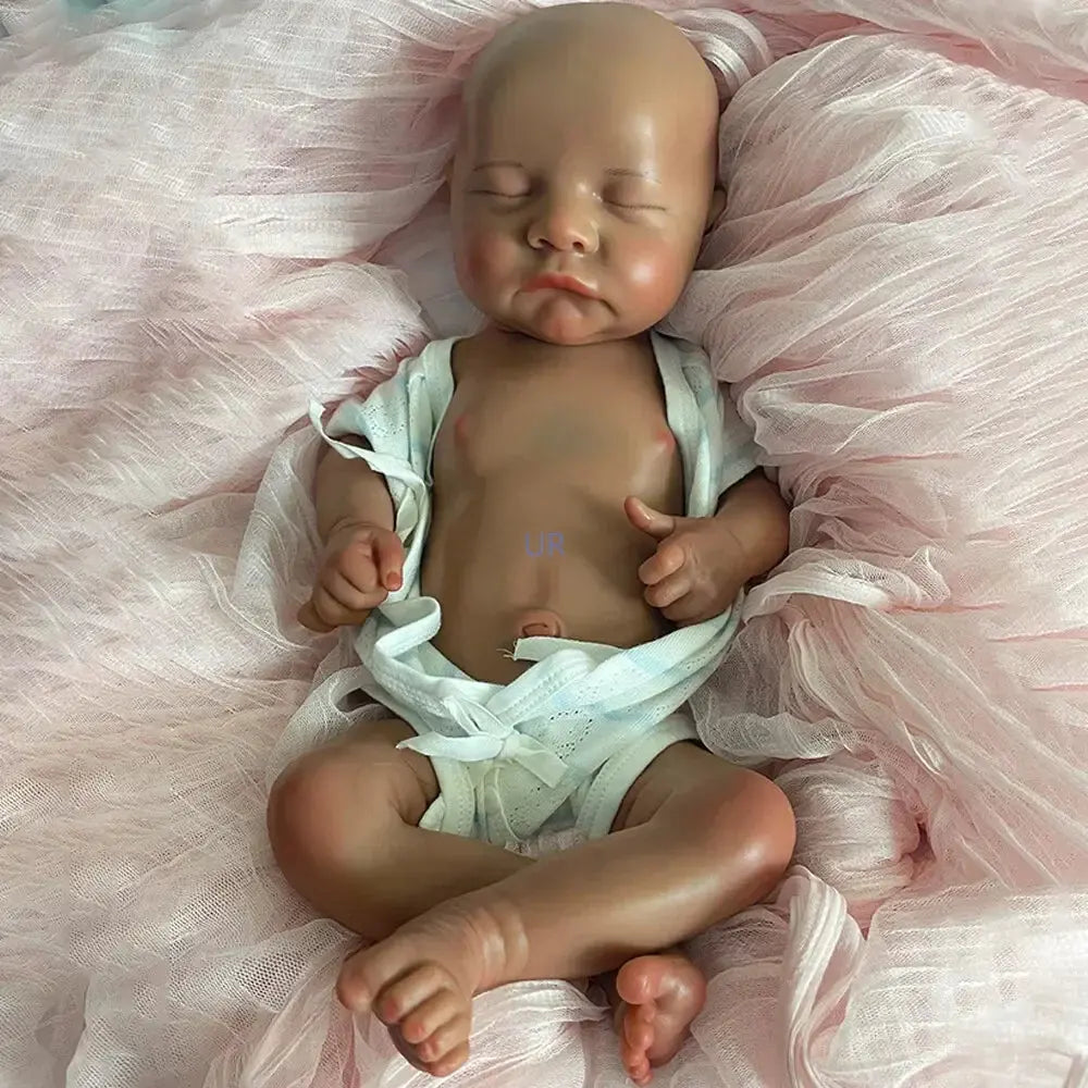 Image of Reborn Baby Dolls Washable 18" Full Body Soft Platinum Silicone