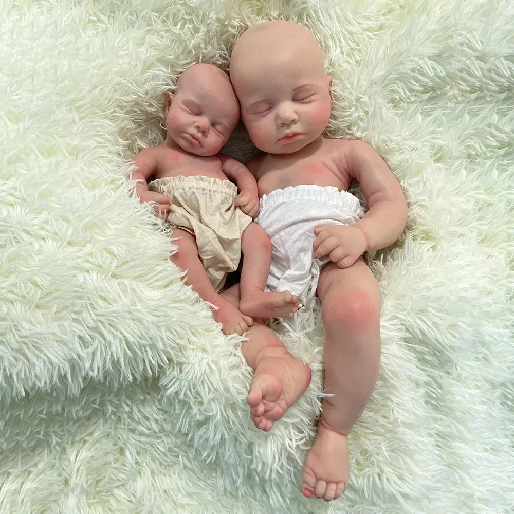 Image of Reborn Baby Dolls Differnt Months 2 Babies Artist Painted Collector