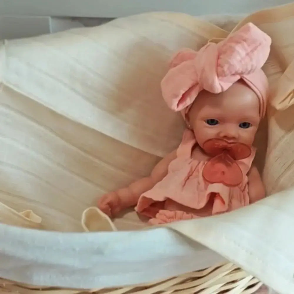 Image of Reborn Baby Dolls Dorable 11-Inch Solid Silicone Girl Reborn Doll,