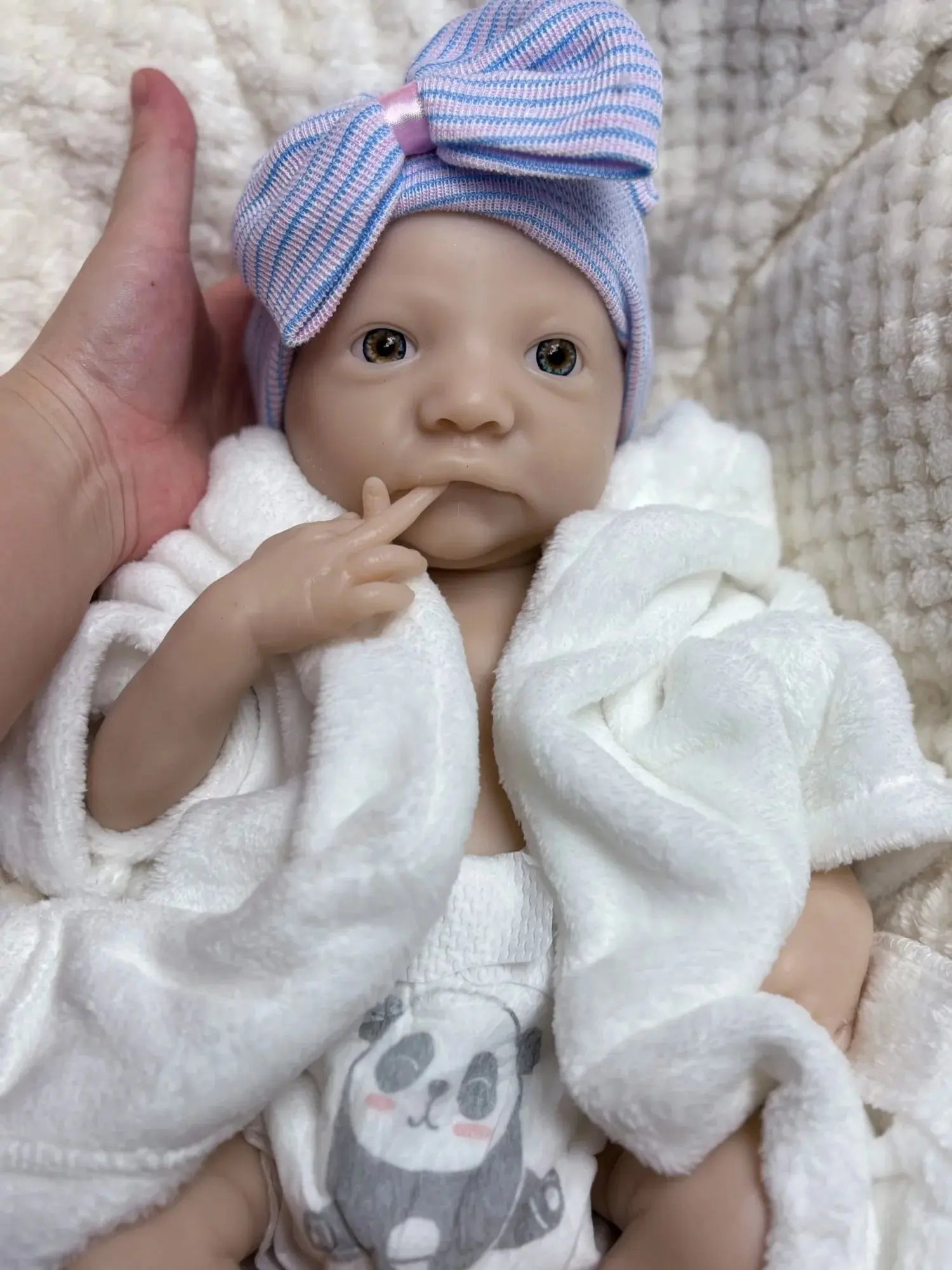 Image of Reborn Baby Dolls 17Inch  Lebi Boy Bebê Unpainted Reborn Baby Doll