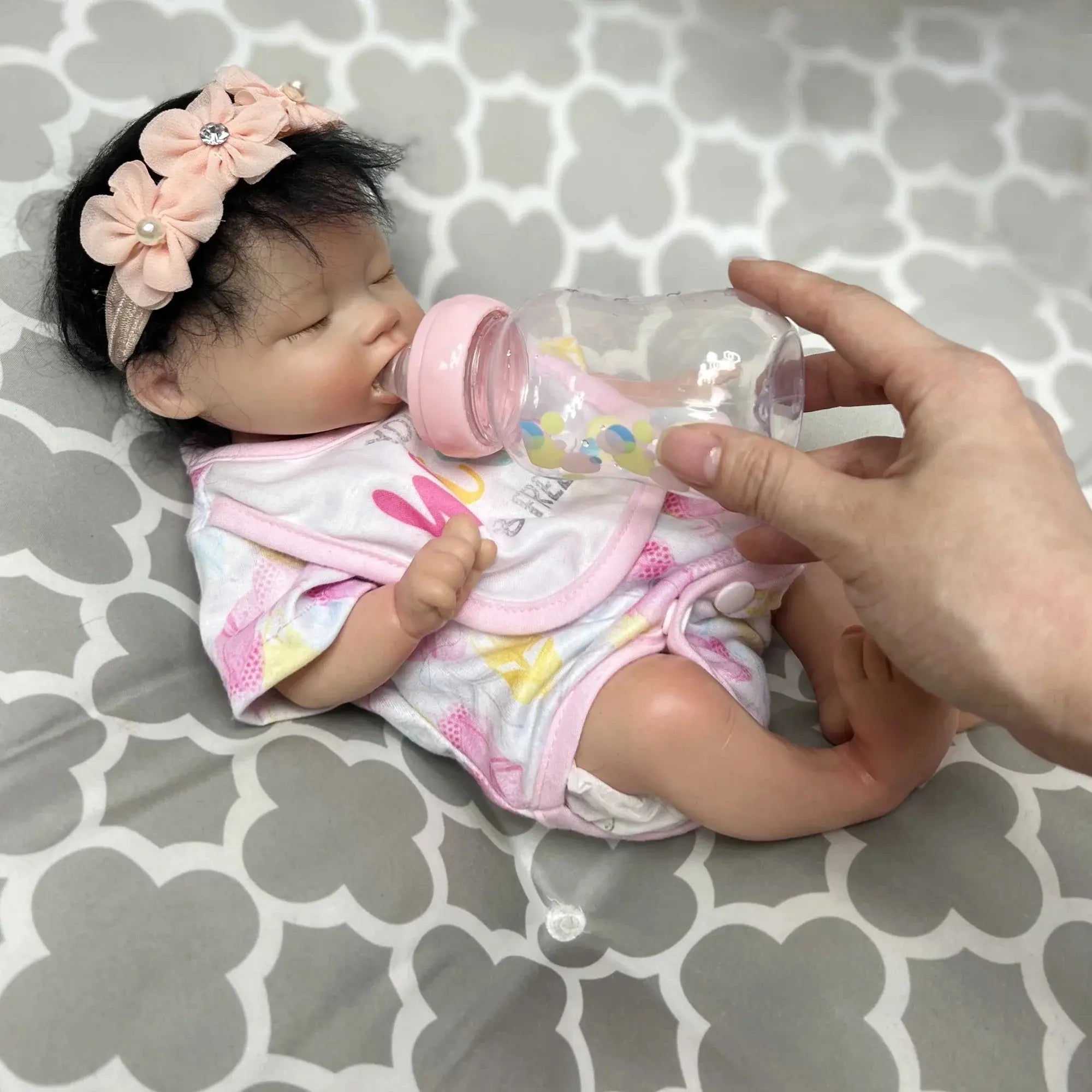 Image of Reborn Baby Dolls 35Cm Reborn Silicona Completo Finished Full