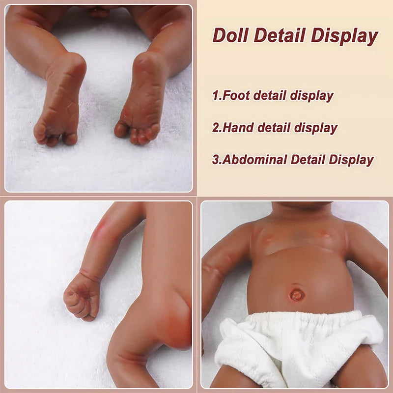 Image of Reborn Baby Dolls 12.2Inch Full Body Silicone Bebe Reborn