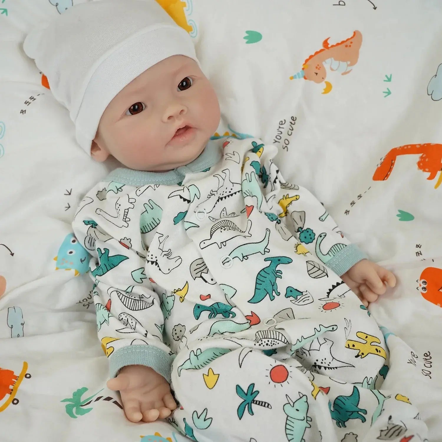 Image of Reborn Baby Dolls 17" Full Silicone Reborn Baby Doll-Soft,Realistic