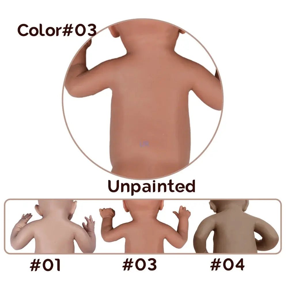 Image of Reborn Baby Dolls Unpainted Advanced Painted Doll Gift Set For Kids