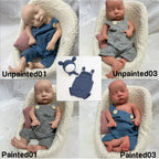 Image of Reborn Baby Dolls Unpainted/Painted 18" Full Solid Silicone Reborn