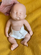 Image of Reborn Baby Dolls 10Inch Silicone Boy Reborn Baby Doll Full Body Soft