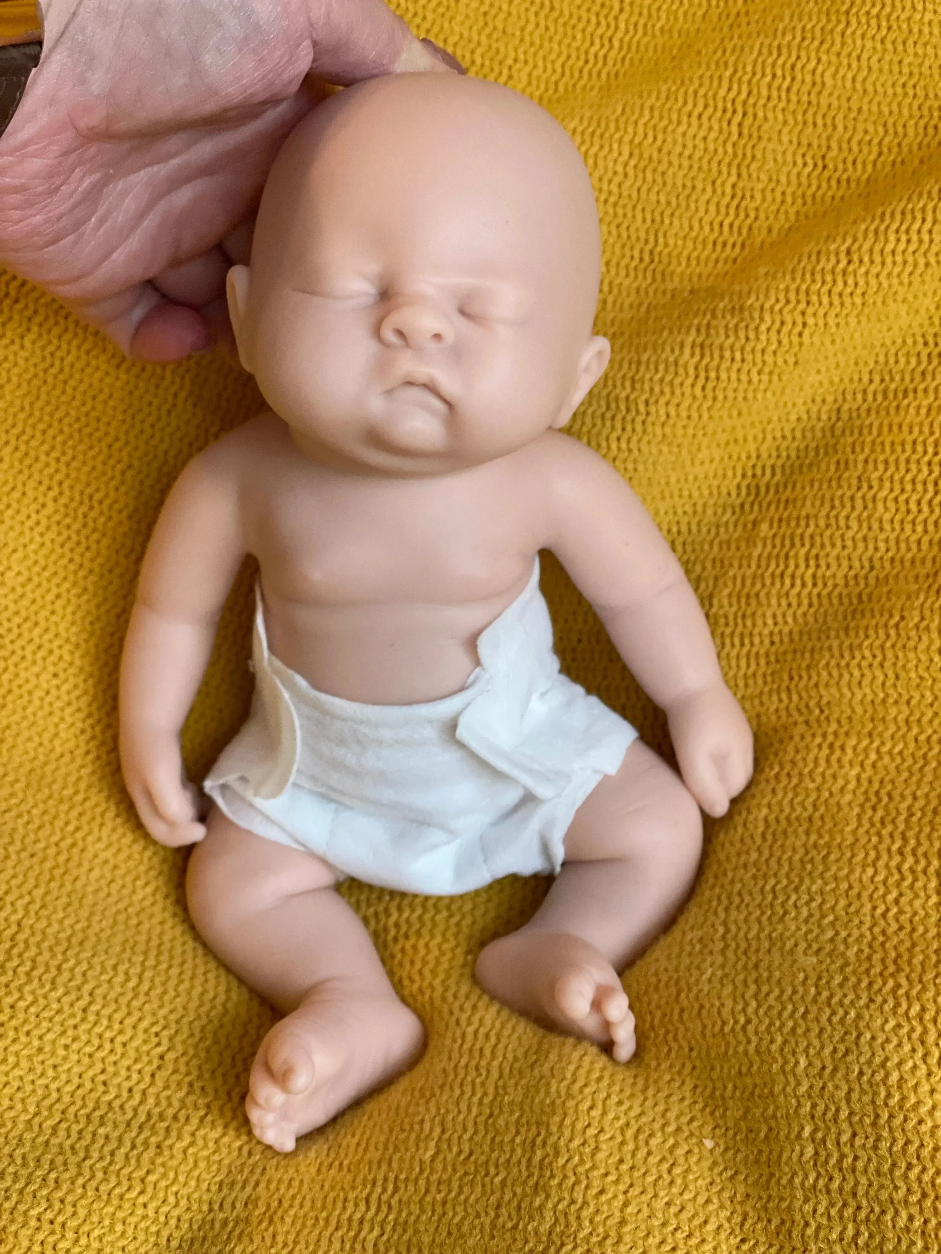 Image of Reborn Baby Dolls 10Inch Silicone Boy Reborn Baby Doll Full Body Soft