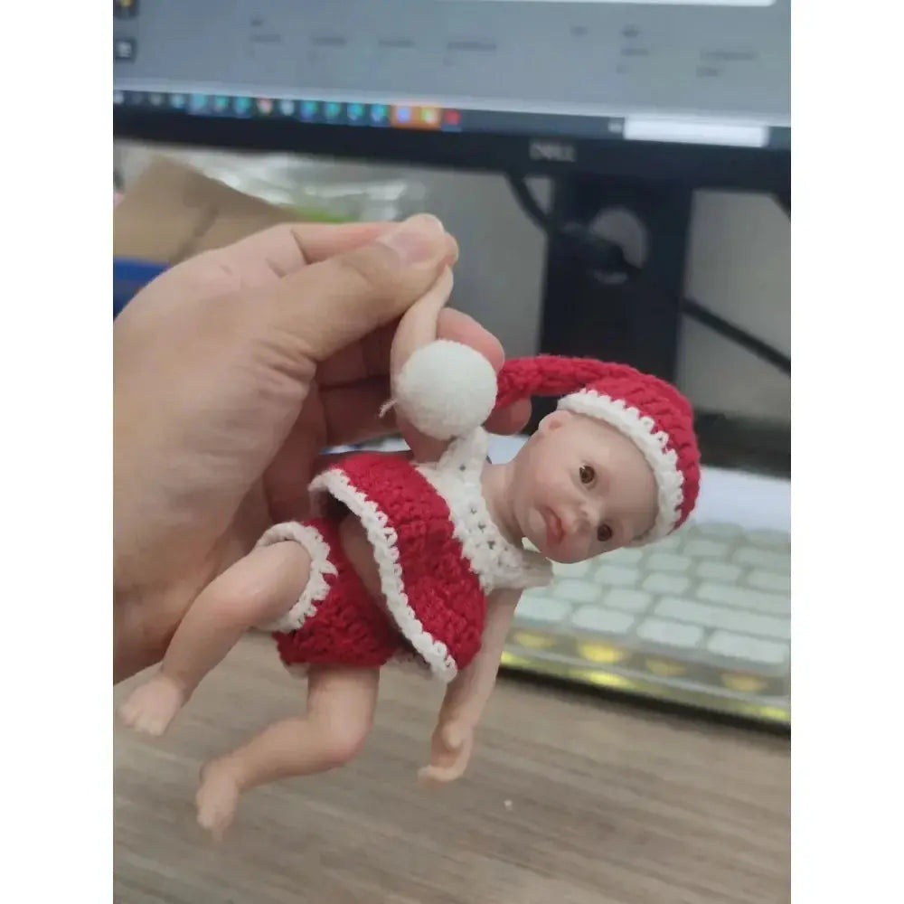 Image of Reborn Baby Dolls 4.5 Inch Miniature Babies Full Silicone Reborn Baby