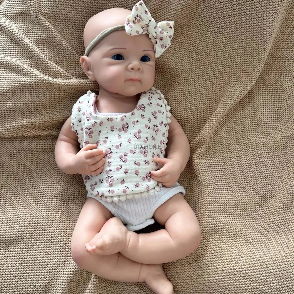 Image of Reborn Baby Dolls 19Inch Soft And Lifelike Silicone Reborn Baby Girl