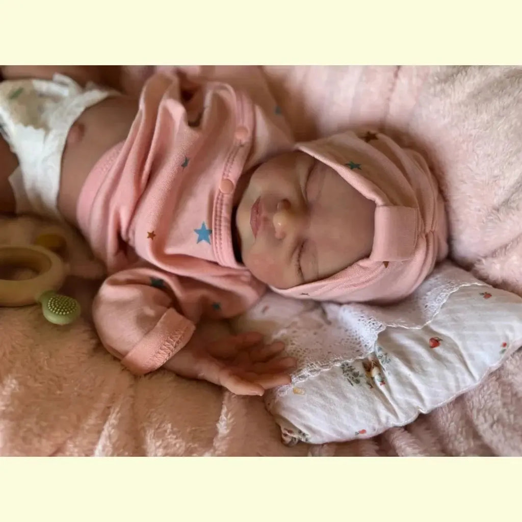 Image of Reborn Baby Dolls 18Inch Washable Laura Solid Silicone Bebe Reborn