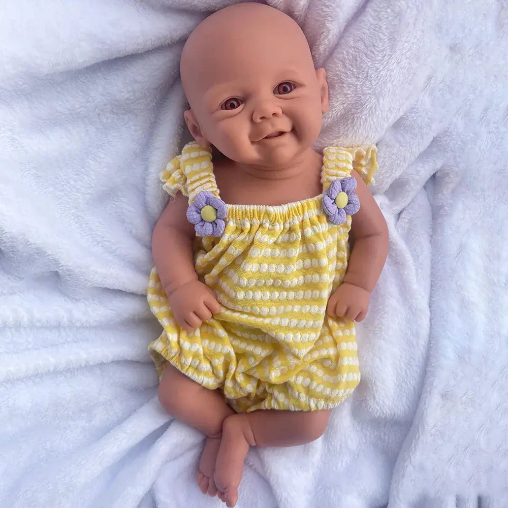 Image of Reborn Baby Dolls 17Inch 43Cm Unpainted Full Body Silicone Reborn