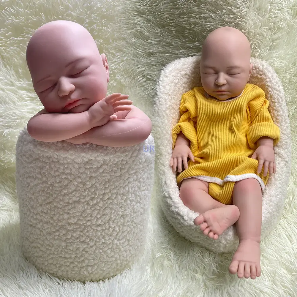Image of Reborn Baby Dolls 55Cm 22" Weighted Super Soft Platinum Silicone