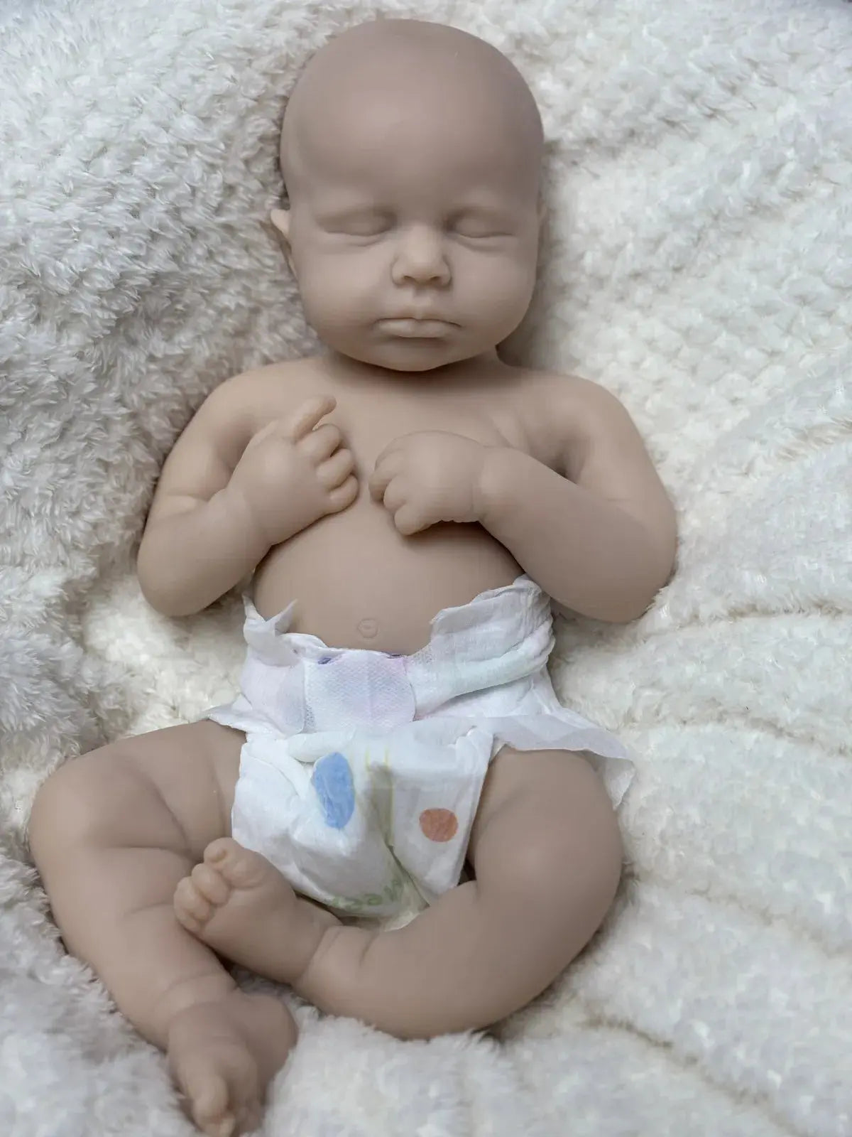 Image of Reborn Baby Dolls 18Inch Open Mouth Painted/Unpainted Full Solid