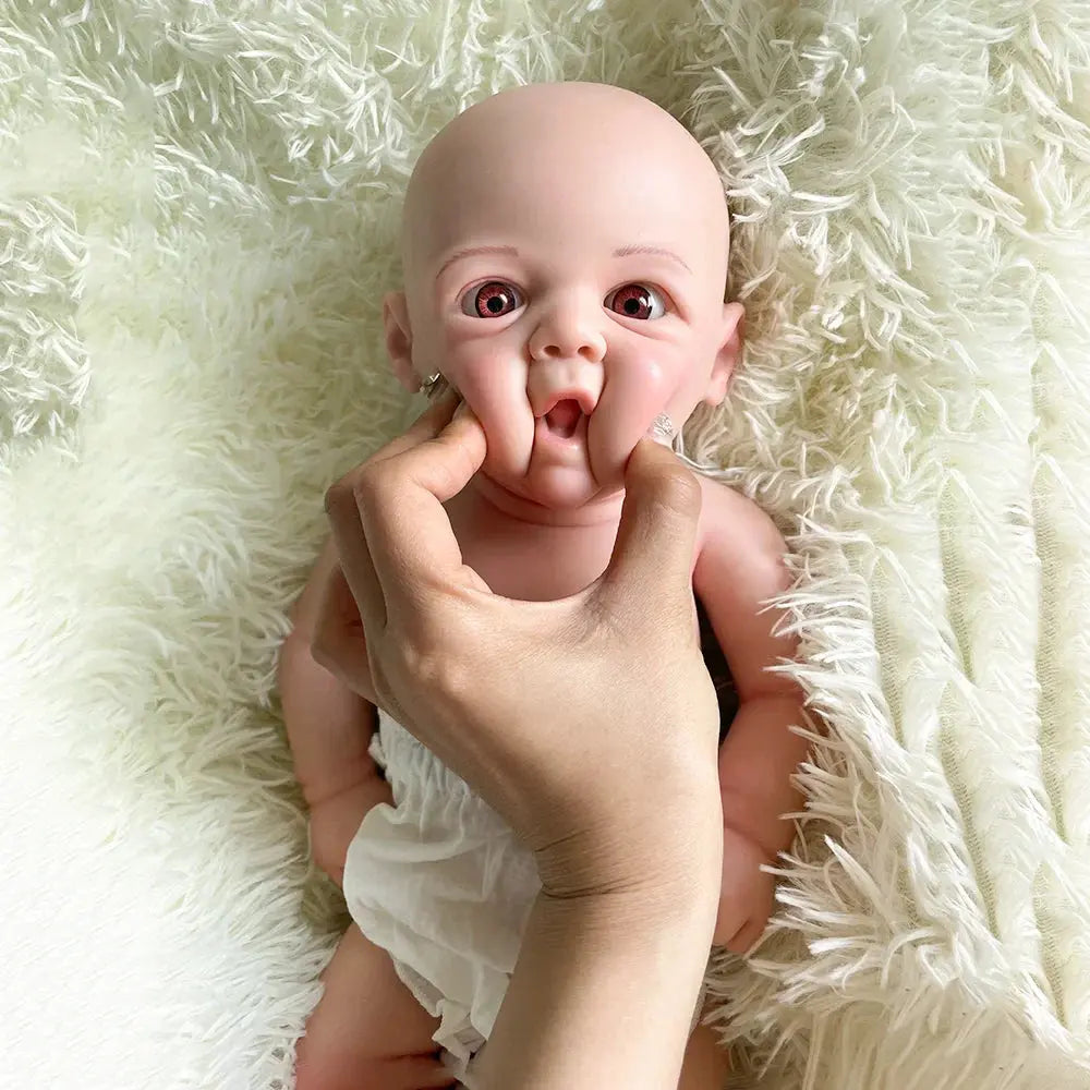 Image of Reborn Baby Dolls Soft 18 Inch Reborn Doll Full Body Platinum