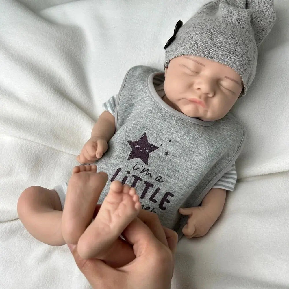 Image of Reborn Baby Dolls 44Cm Realistic Silicone Reborn Baby Boy Levi