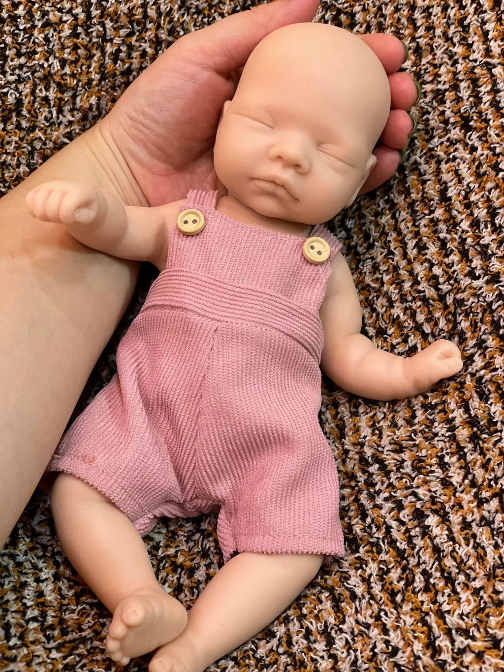 Image of Reborn Baby Dolls 25Cm Unpainted Silicone Girls Whole Body Soft Solid