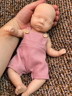 Image of Reborn Baby Dolls 25Cm Unpainted Silicone Girls Whole Body Soft Solid