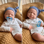 Image of Reborn Baby Dolls Can Open Mouth 18Inch Pascale Full Body Soft Solid