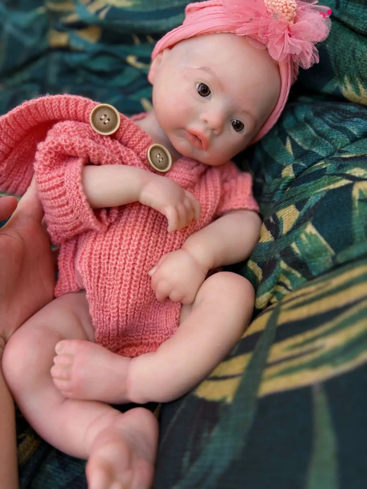 Image of Reborn Baby Dolls 18Inch Open Mouth Meadow Bebe Girl Reborn Baby Doll