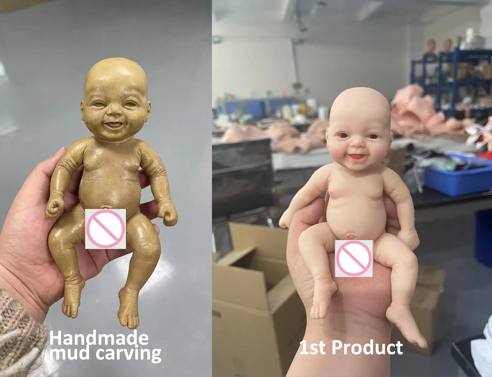 Image of Reborn Baby Dolls 7" Boy Micro Preemie Full Body Silicone Baby Doll