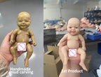 Image of Reborn Baby Dolls 7" Boy Micro Preemie Full Body Silicone Baby Doll