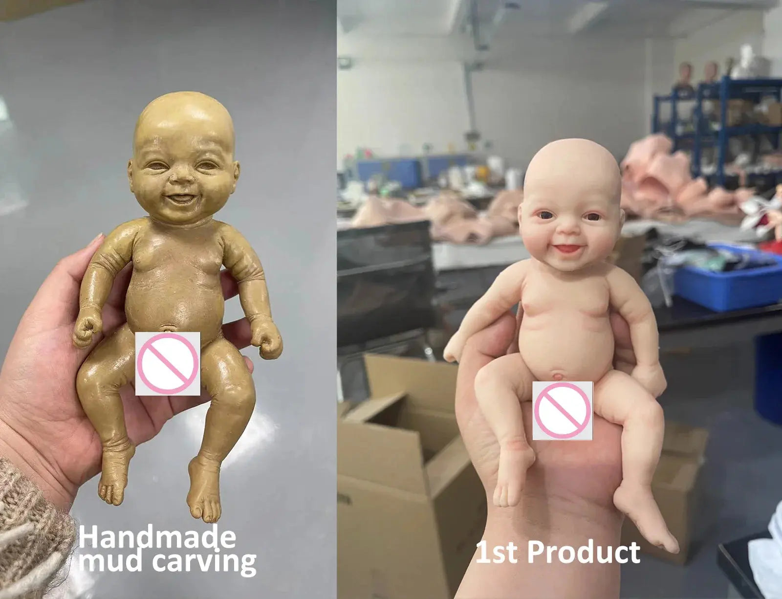 Image of Reborn Baby Dolls 7" Boy Micro Preemie Full Body Silicone Baby Doll