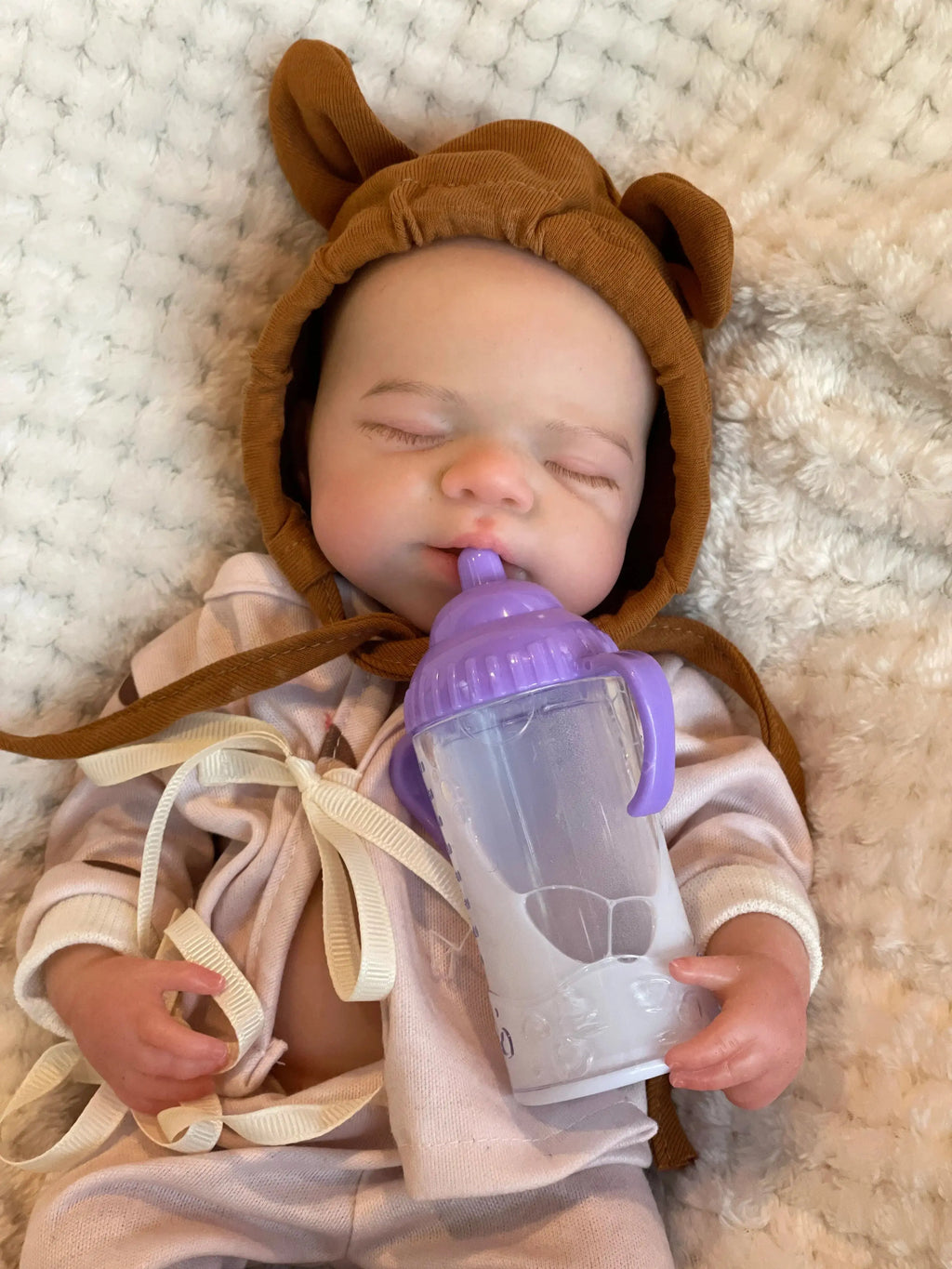 Image of Reborn Baby Dolls 13Inch Open Mouth Pascale Reborn Dolls Full Body