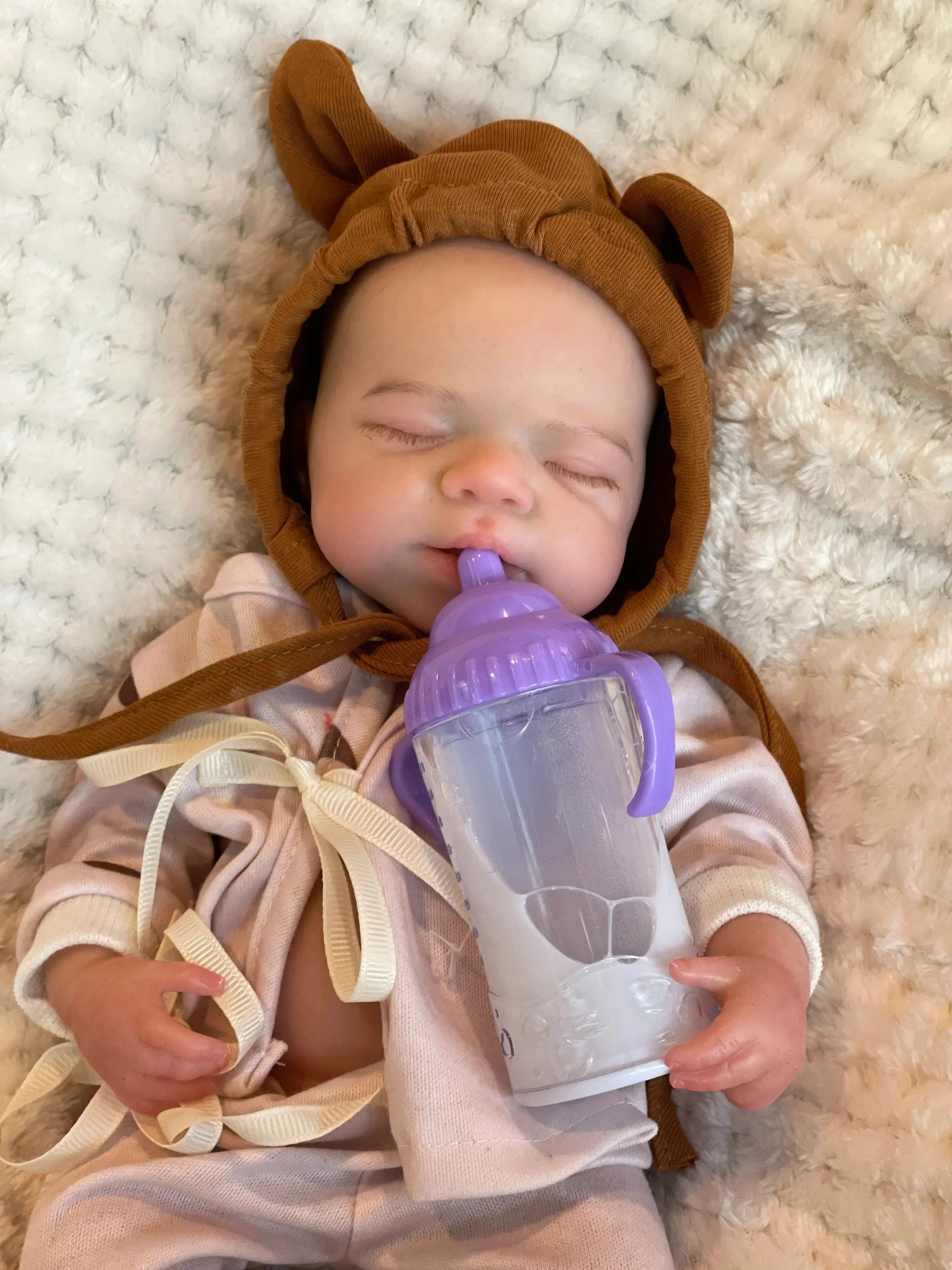 Image of Reborn Baby Dolls 13Inch Open Mouth Pascale Reborn Dolls Full Body