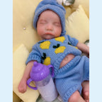 Image of Reborn Baby Dolls 13Inch Close Eyes & Open Mouth Levi Full Body