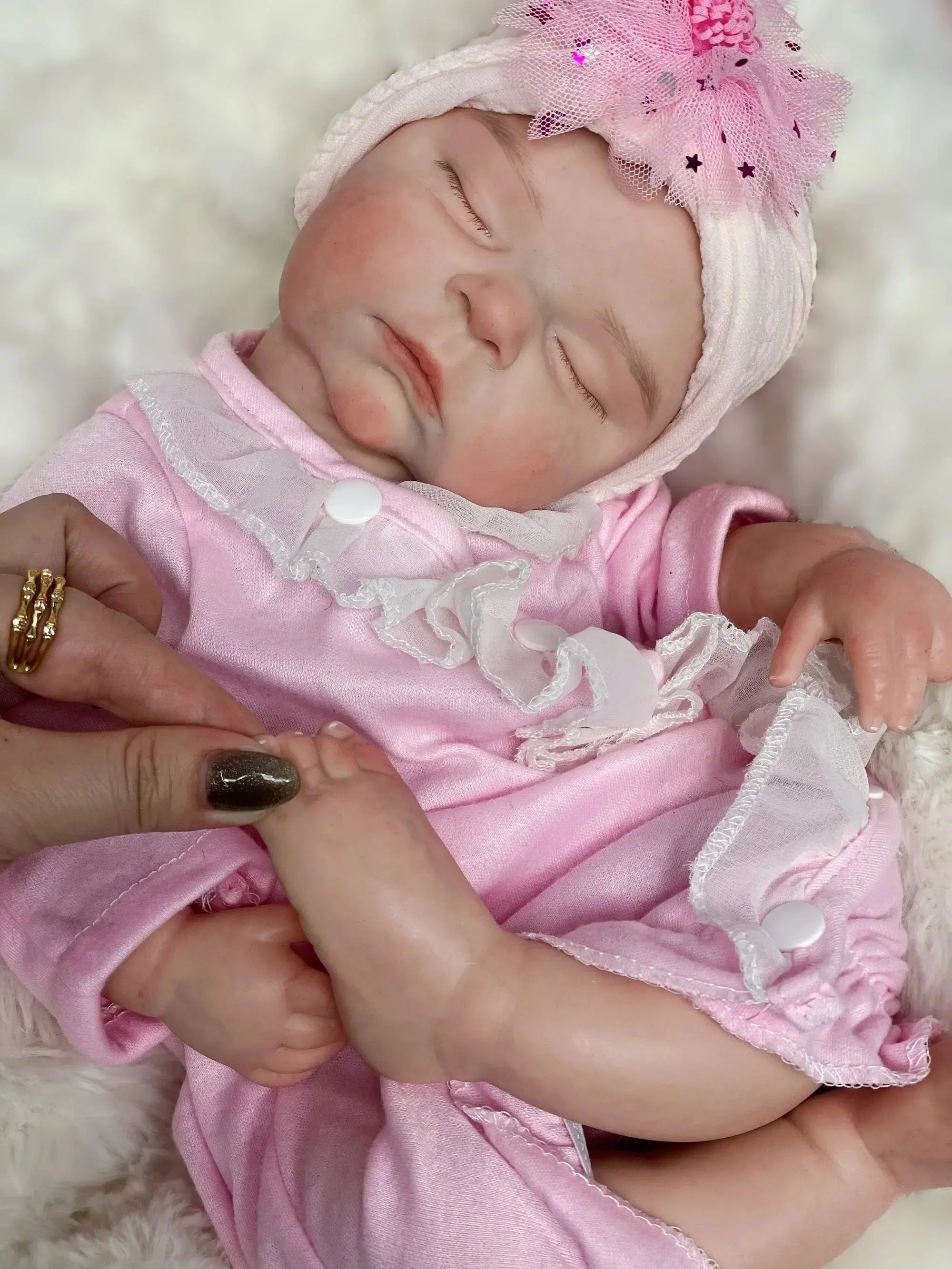 Image of Reborn Baby Dolls 33Cm&45Cm Silicone Girl Peaches Bebê Reborn