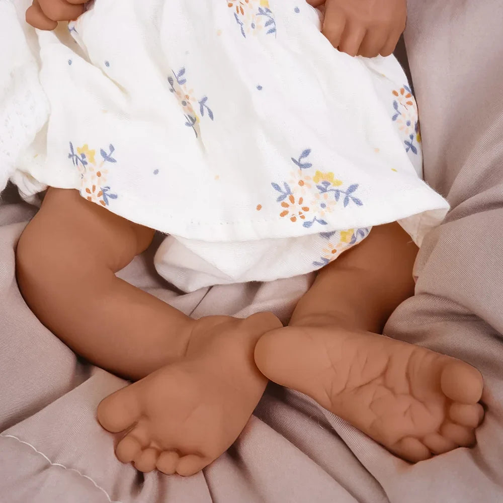 Image of Reborn Baby Dolls 17.5-Inch Full Body Silicone Lifelike Sleeping