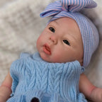 Image of Reborn Baby Dolls 45Cm Can Open Mouth & Washable Silicone Bebe Reborn
