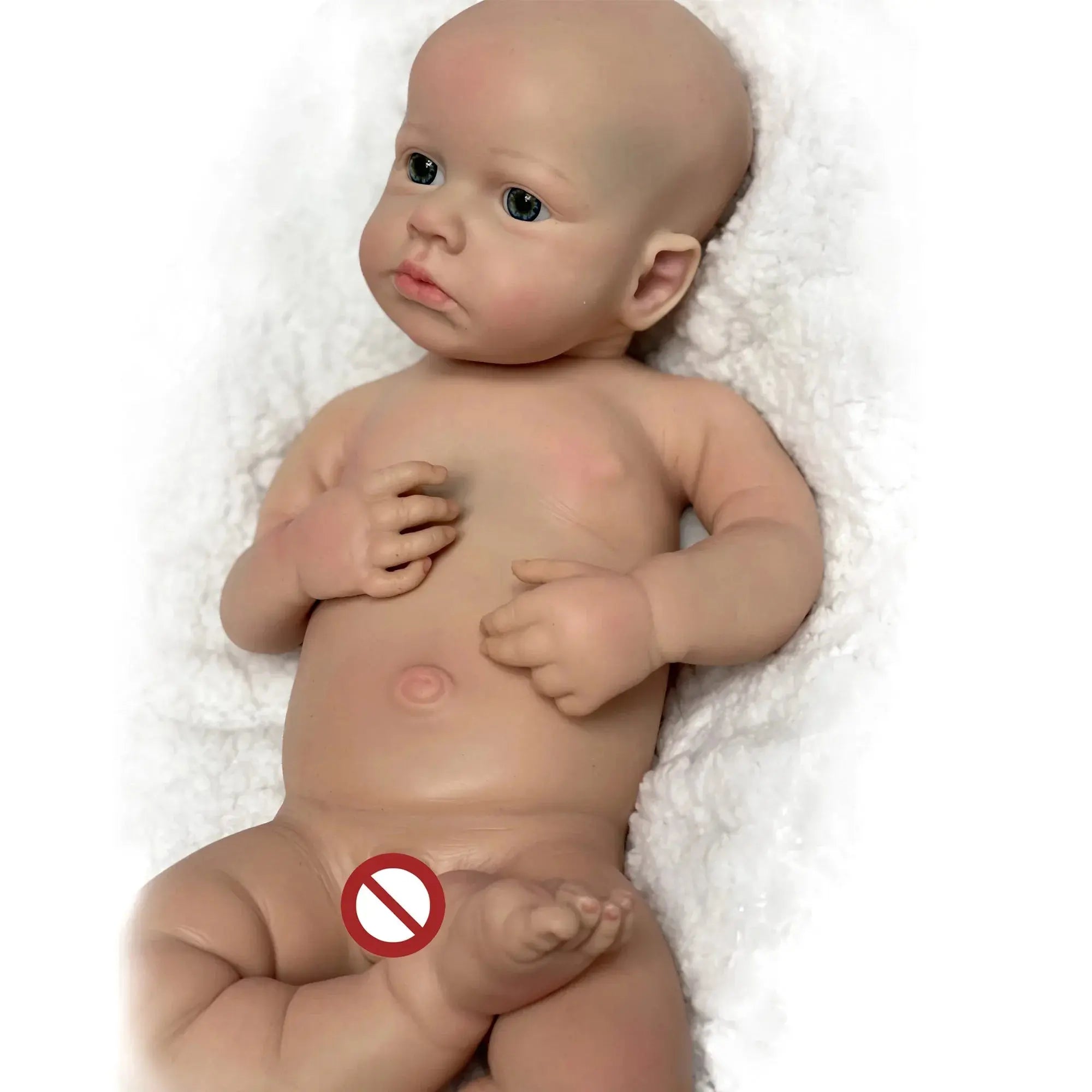 Image of Reborn Baby Dolls 45Cm Boy Loulou Bebê Reborn De Silicone