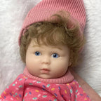 Image of Reborn Baby Dolls 6Inch Mini Palm Full Solid Silicone Bebe Reborn