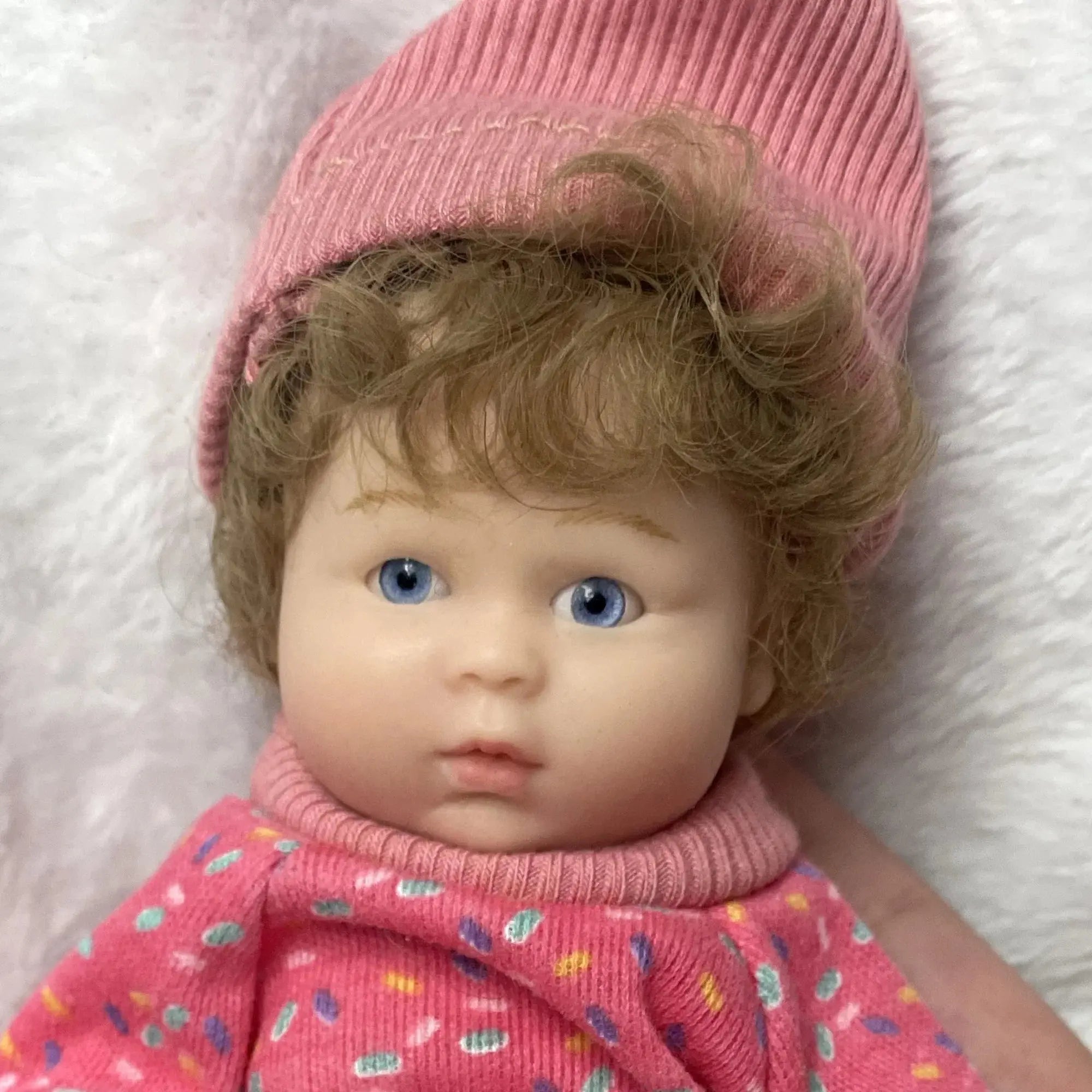 Image of Reborn Baby Dolls 6Inch Mini Palm Full Solid Silicone Bebe Reborn