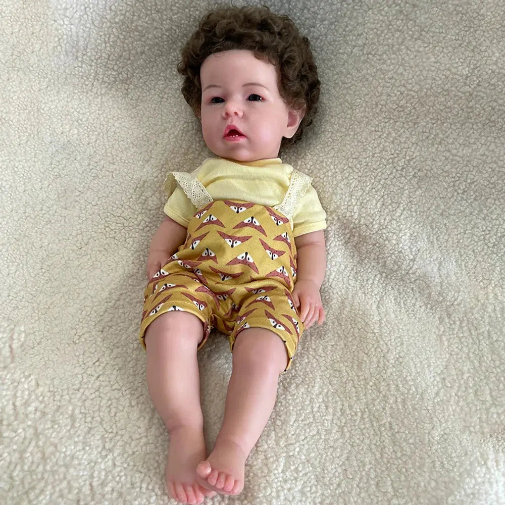 Image of Reborn Baby Dolls Realistic Flexible Silicone Reborn Baby Boy 50Cm