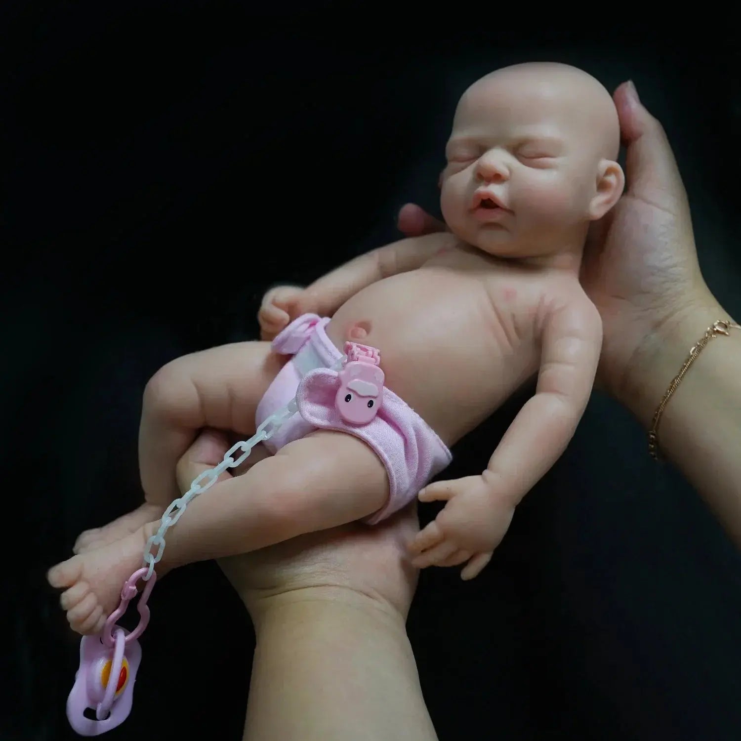 Image of Reborn Baby Dolls 12" Micro Preemie Full Body Silicone Reborn Baby