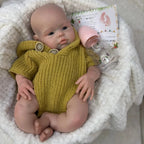 Image of Reborn Baby Dolls 17Inch Washable Open Eyes Soft Silicone Reborn Girl