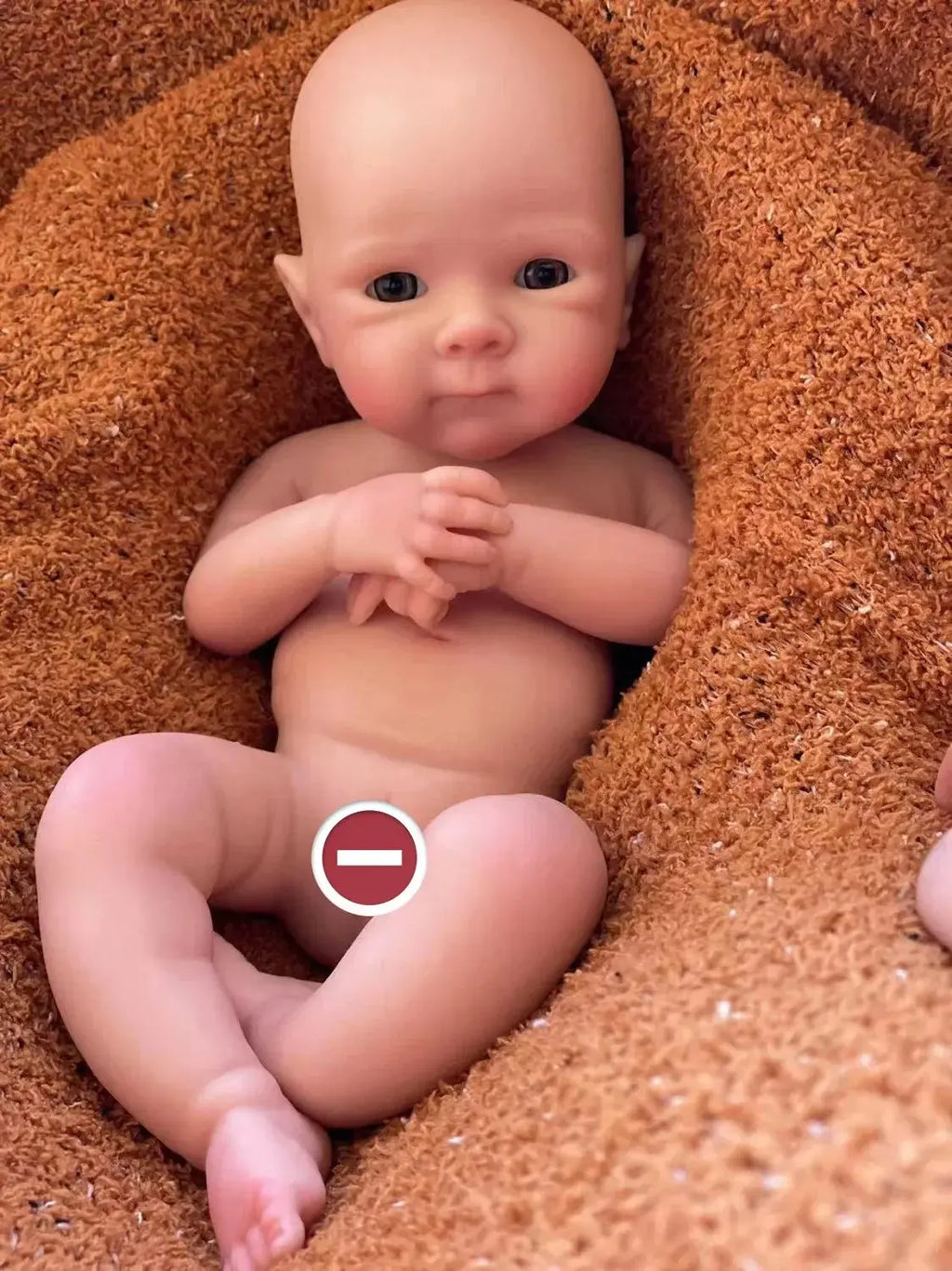 Image of Reborn Baby Dolls 33Cm Open Eyes Bettie Solid Silicone Bebe Reborn