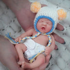 Image of Reborn Baby Dolls 7Inch Full Body Silicone Baby Dolls Boy，Mini
