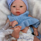 Image of Reborn Baby Dolls 45Cm Can Open Mouth & Washable Silicone Bebe Reborn