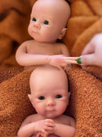 Image of Reborn Baby Dolls 33Cm Open Eyes Bettie Solid Silicone Bebe Reborn
