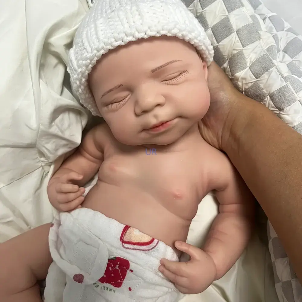 Image of Reborn Baby Dolls 18.5" 100% Full Body Silicone Reborn Baby Pascale