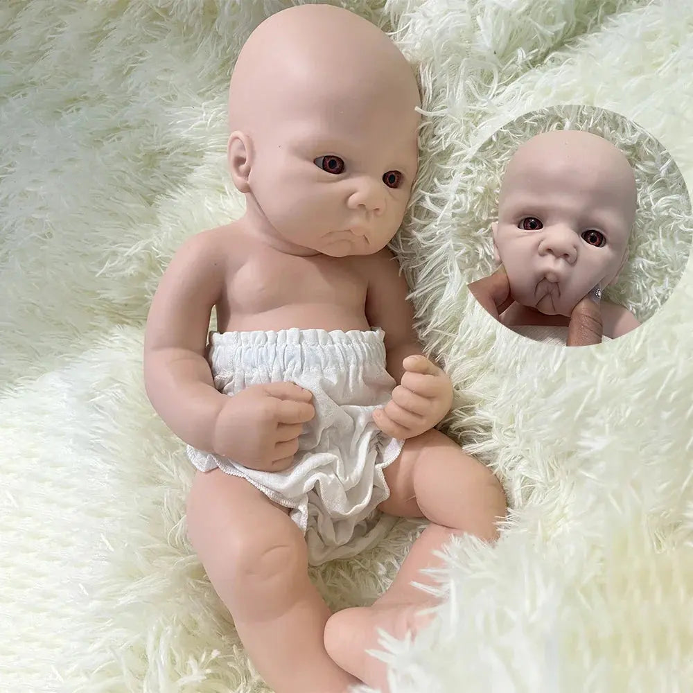 Image of Reborn Baby Dolls Handmade 16Inch Lifelike Silicone Reborn Baby Boy